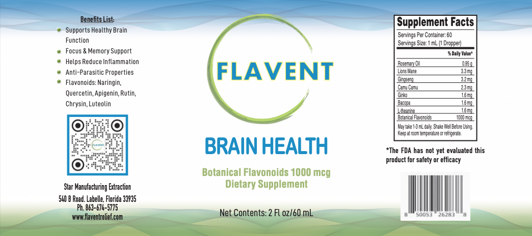 Flavent Brain Health Tincture | Brain Health/Function