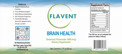 Flavent Brain Health Tincture | Brain Health/Function