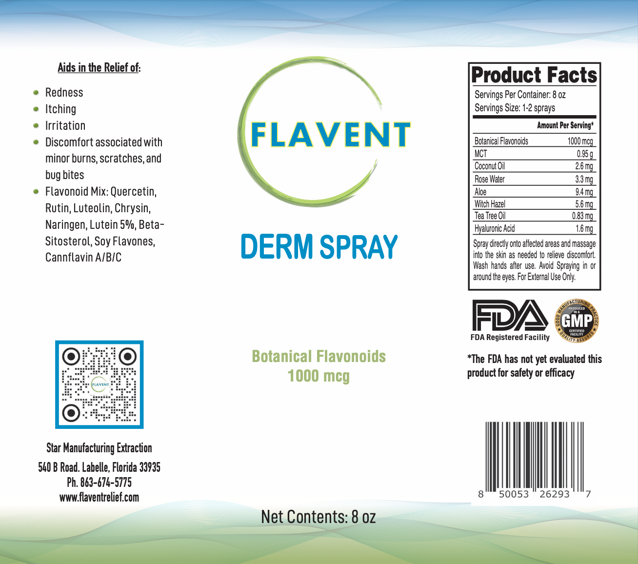 Flavent Derm Spray | Skin Discomfort