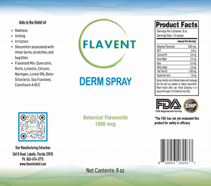 Flavent Derm Spray | Skin Discomfort